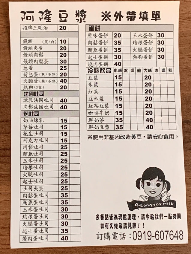 屏東潮州宵夜推薦 阿隆豆漿50年三明治創始店 現點現做排隊人氣名店