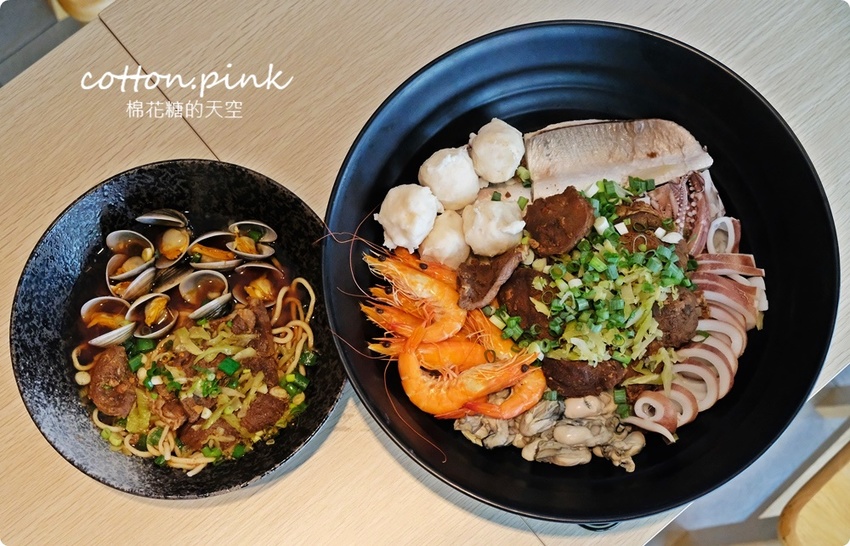 台中最狂牛肉麵就是這一家!超大碗公迦南海陸牛肉麵~大塊牛肉外加鮮蚵還有整片虱目魚