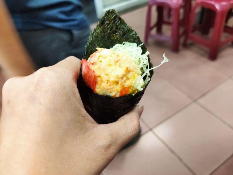 體育館根井壽司 蟹味棒手捲