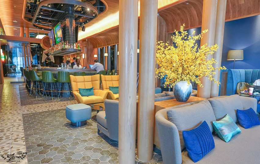 桃園新開幕飯店》COZZI Blu 和逸飯店桃園館,海洋元素客房,鄰近Xpark、outlet購物商城、新光影城 @緹雅瑪 美食旅遊趣