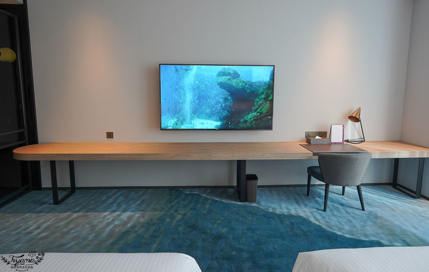 桃園新開幕飯店》COZZI Blu 和逸飯店桃園館,海洋元素客房,鄰近Xpark、outlet購物商城、新光影城 @緹雅瑪 美食旅遊趣