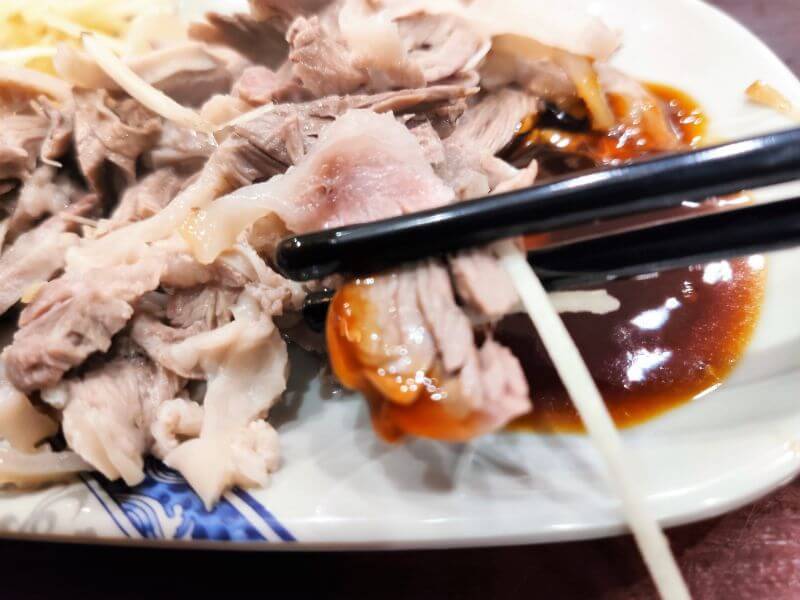 桃園大廟口切仔麵店 小菜