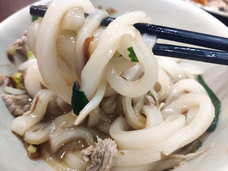 桃園大廟口切仔麵店 板條