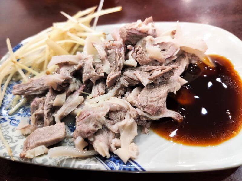 桃園大廟口切仔麵店 肝連