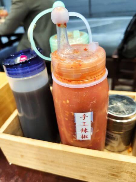 桃園大廟口切仔麵店 調味罐