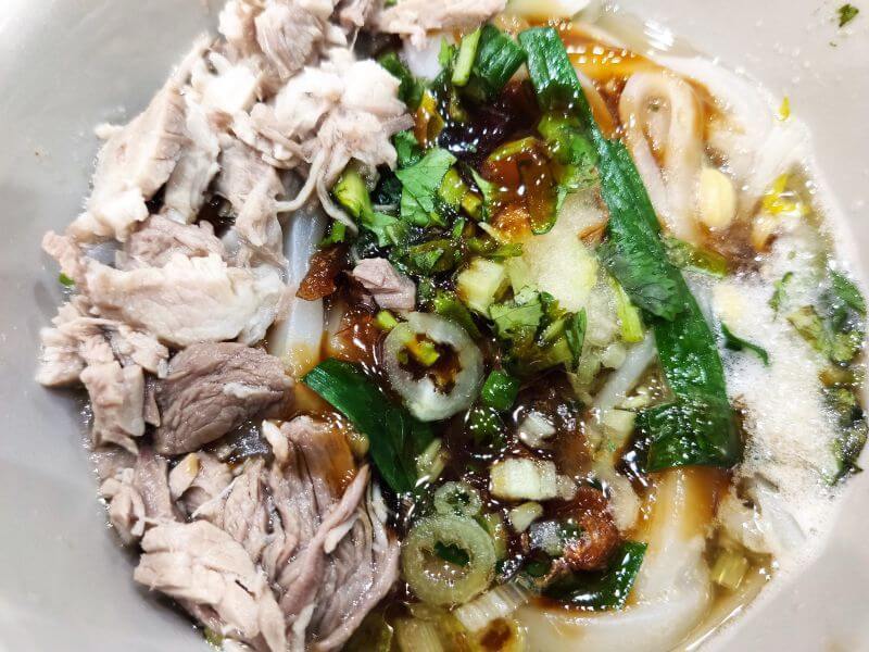 桃園大廟口切仔麵店 板條