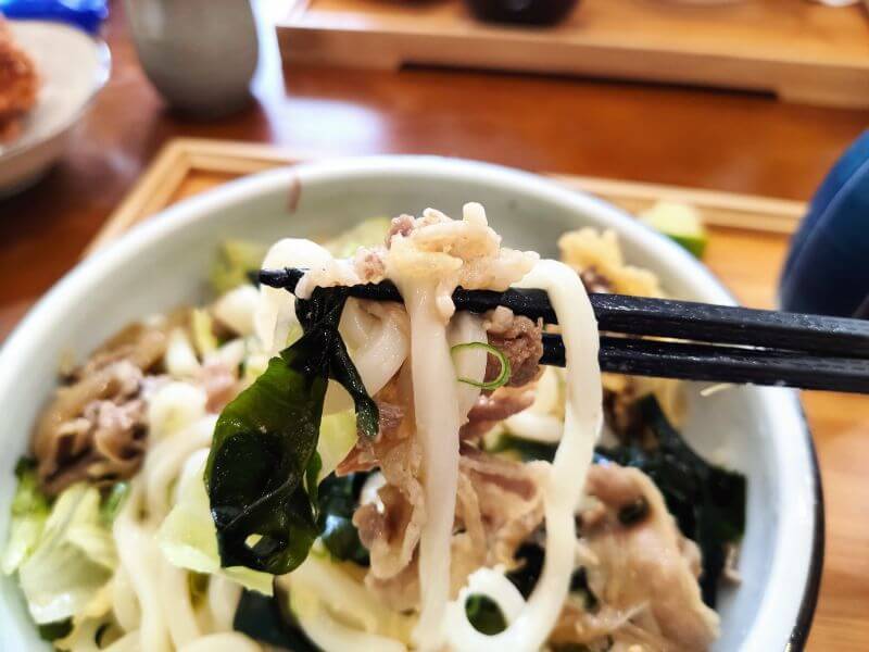 光川製麵 牛肉拌烏龍麵