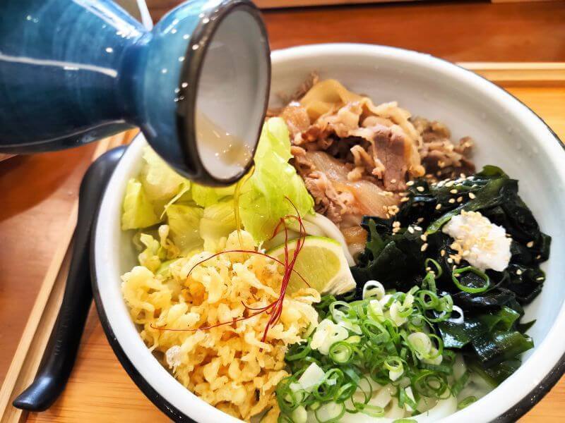 光川製麵 牛肉拌烏龍麵