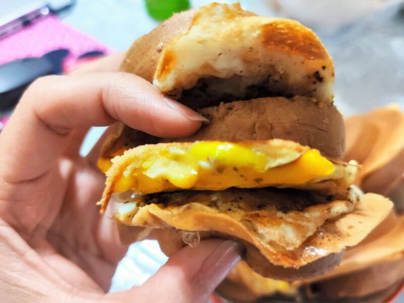 擱再萊車輪餅 鮮雞蛋