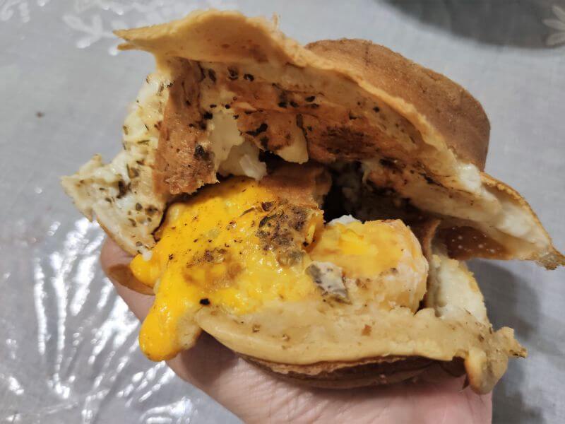 擱再萊車輪餅 鮮雞蛋