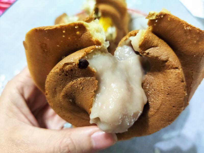 擱再萊車輪餅 芋頭