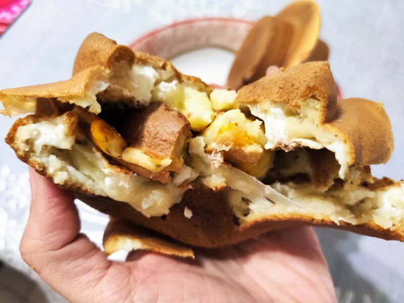 擱再萊車輪餅 鮮雞蛋