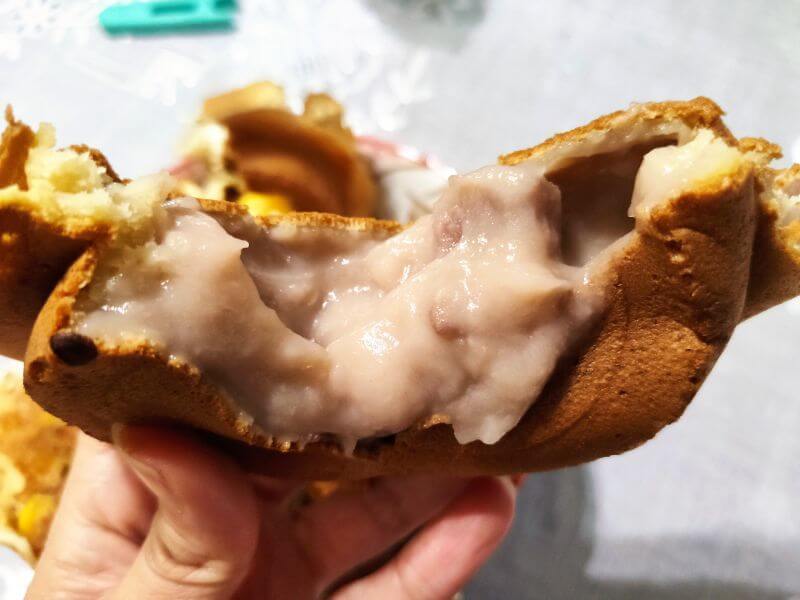 擱再萊車輪餅 芋頭