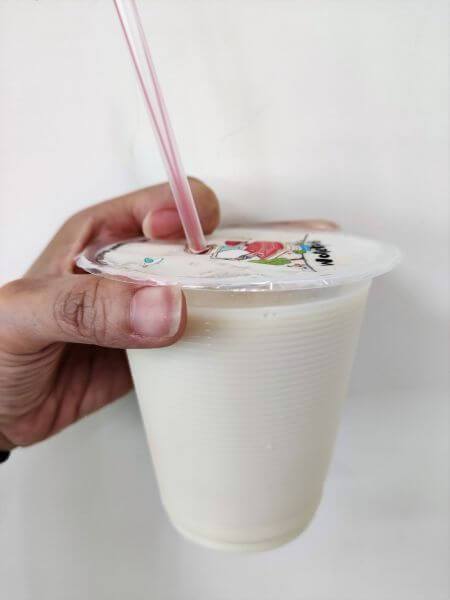 林阿嬤香酥水煎包 豆漿