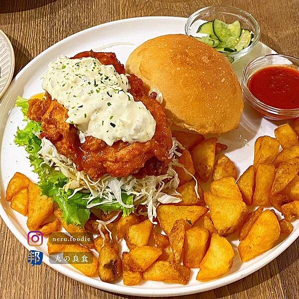 waku waku burger｜誠品南西優質餐廳推薦 @neru.foodie / 丸の良食