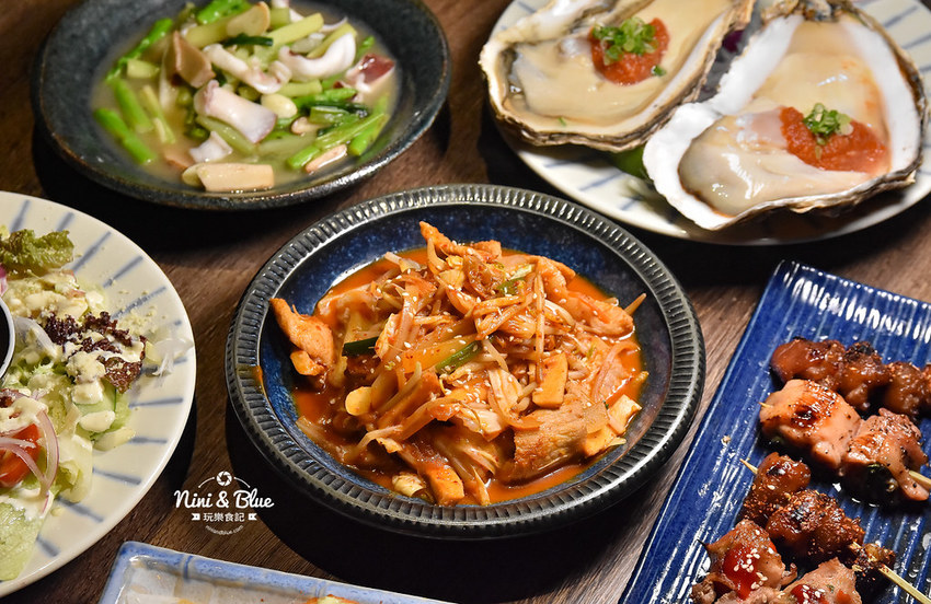 將軍府日式居酒屋 台中串燒宵夜 清酒 生蠔35