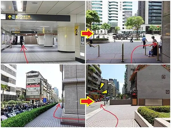 捷運行天宮站2號出口-威尼斯義大利餐廳路線指引.jpg
