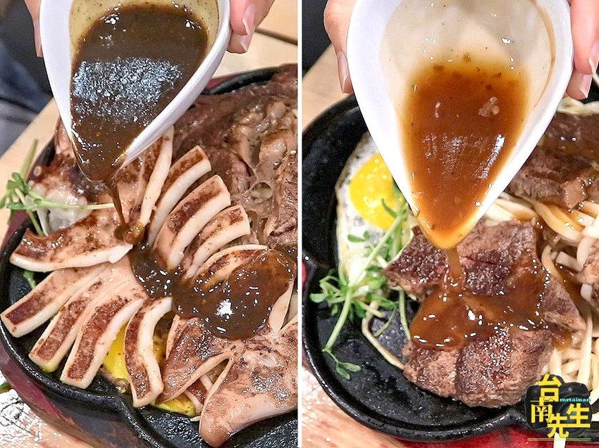 台南牛排館／沙拉濃湯吐司餅乾飲料自助吧吃到飽／免費加飯或加麵／嚴選食材搭配主廚特調醬汁／用餐環境寬敞舒適／料多實在CP值高