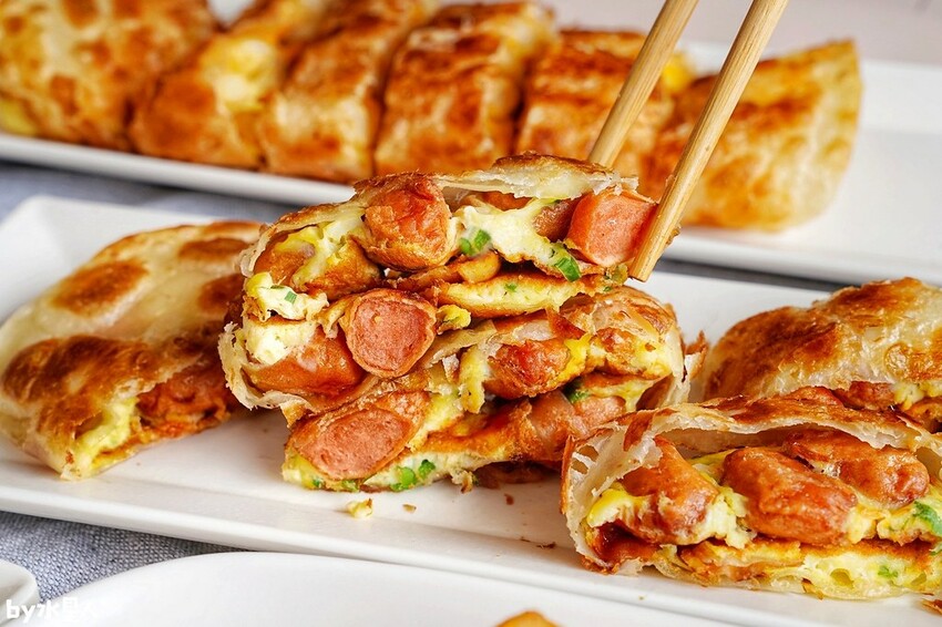 喜饌晨食蛋餅專賣 台中大里早午餐