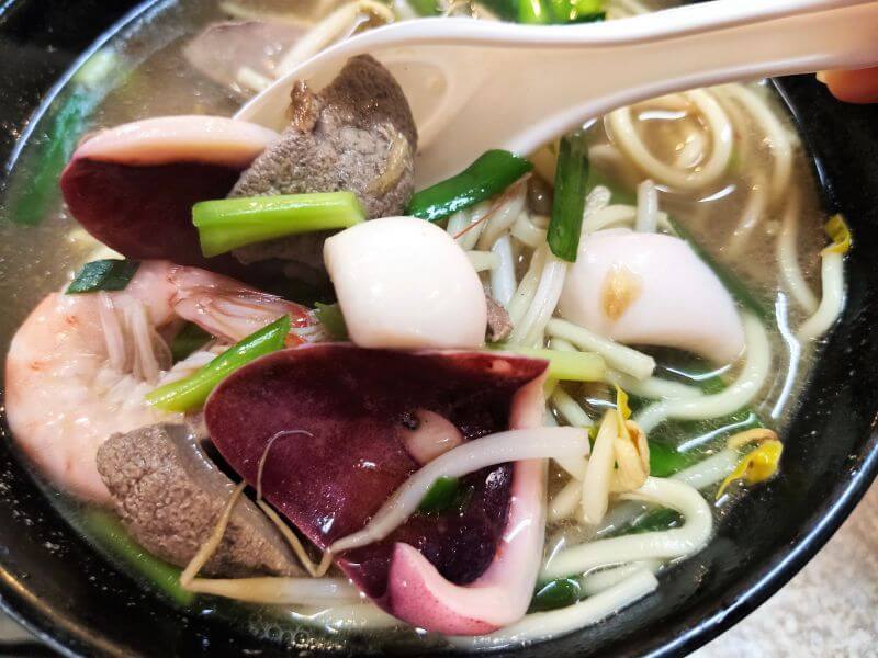 無扛棒什錦麵 什錦麵