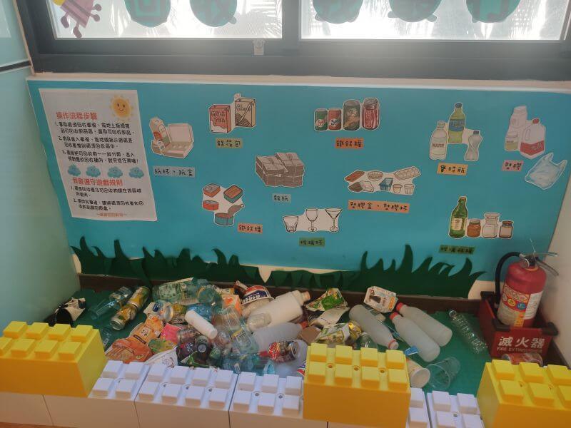 三民親子館 資源回收區