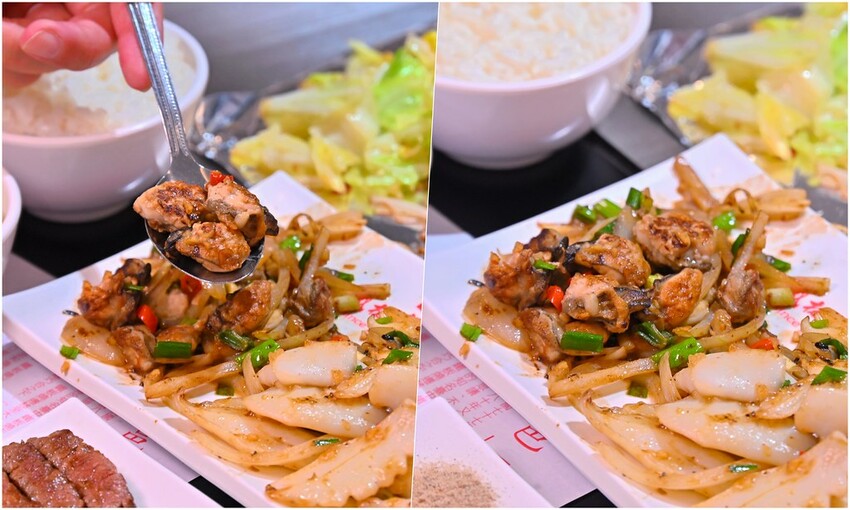 台中市東區台中30年精緻又平價台中鐵板燒老字號 獨享海陸特餐整桌超豐盛/邑鐵板燒