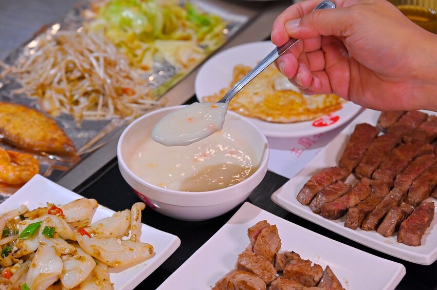 台中市東區台中30年精緻又平價台中鐵板燒老字號 獨享海陸特餐整桌超豐盛/邑鐵板燒