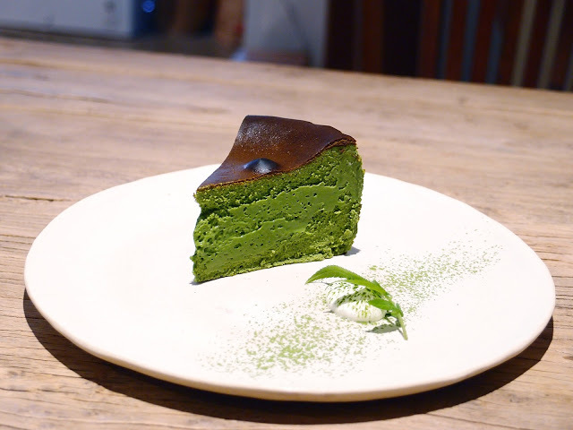可愛的3吋迷你圓,抹茶巴斯克《lulu matcha 露露抹茶館》