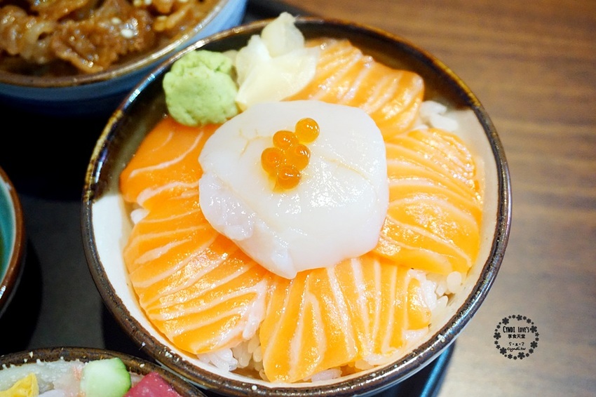 敘敘食光，台中北區中國醫美食，迷你丼超可愛，6種口味生食/熟食丼飯一次滿足 - Cyndi loves享食天堂
