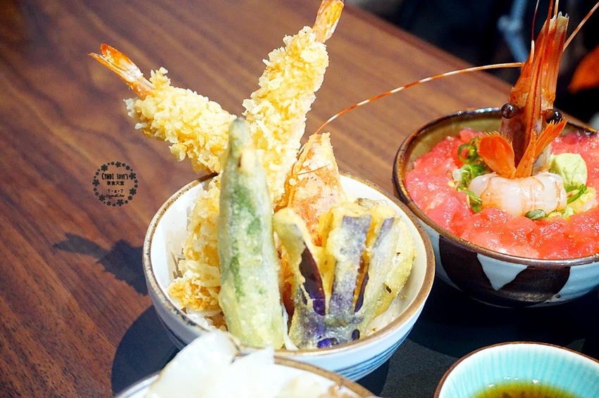敘敘食光，台中北區中國醫美食，迷你丼超可愛，6種口味生食/熟食丼飯一次滿足 - Cyndi loves享食天堂