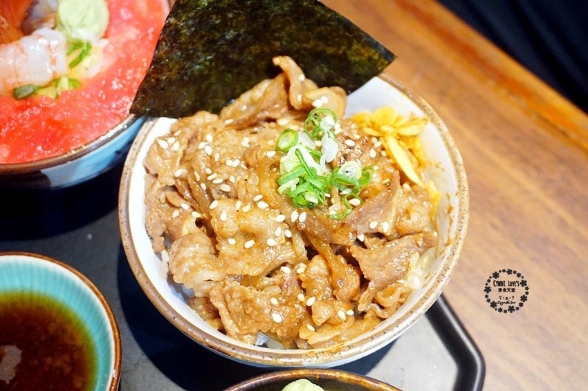 敘敘食光，台中北區中國醫美食，迷你丼超可愛，6種口味生食/熟食丼飯一次滿足 - Cyndi loves享食天堂