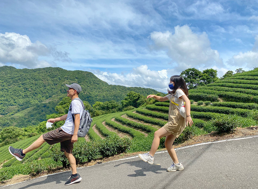 新北石碇鱷魚島、山嵐疊疊碧綠翡翠水庫、友善小車不用爬直接攻頂