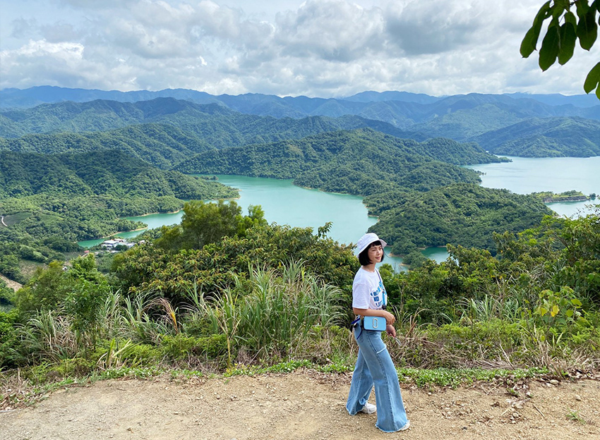 新北石碇鱷魚島、山嵐疊疊碧綠翡翠水庫、友善小車不用爬直接攻頂