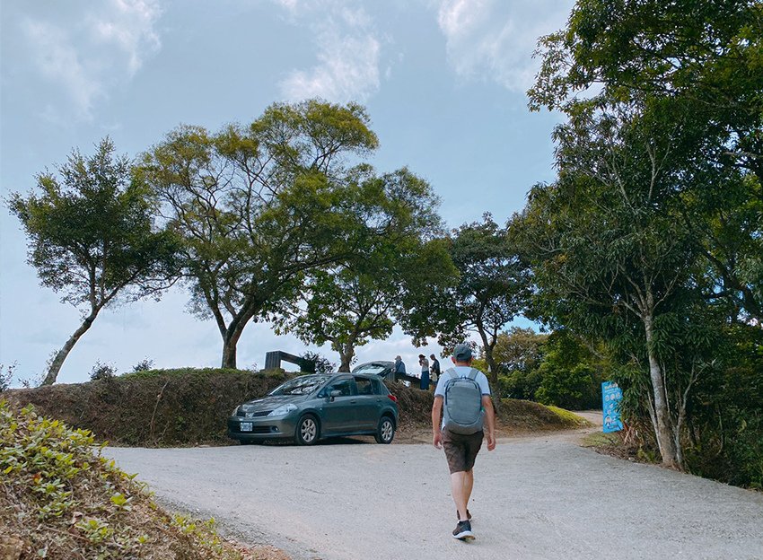 新北石碇鱷魚島、山嵐疊疊碧綠翡翠水庫、友善小車不用爬直接攻頂
