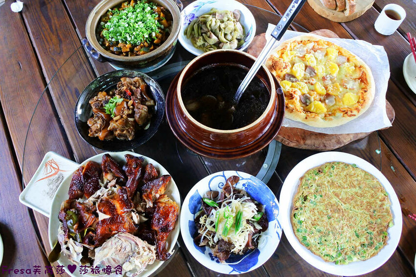 楠西景點│梅嶺梅仔雞賞梅趣「大眾餐廳」龜丹溫泉泡湯「天喜悅」梅嶺步道甜點咖啡「文山咖啡」窯烤披薩無菜