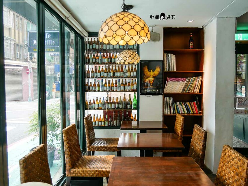 公館咖啡廳》Cafe Bastille台大●咖啡廳入夜更熱鬧!台大咖啡廳搖身一變小餐酒館 有包廂不限時台大咖啡廳好去處 - 軟西，遊記