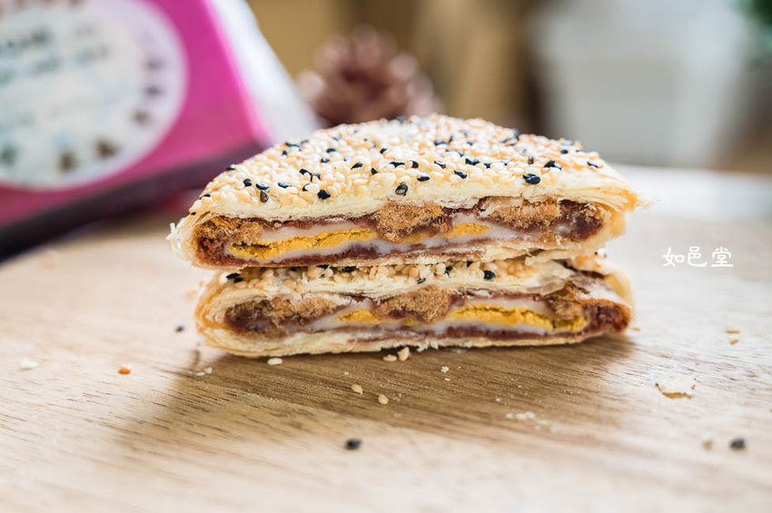 ｜台中伴手禮｜如邑堂餅家，榮獲五屆太陽餅比賽全國冠軍，夢幻少女系玫瑰太陽餅、舞Ｑ燒、夏威夷豆塔等，多種顛覆傳統的中式糕餅 - Hallo！Im 婷兒