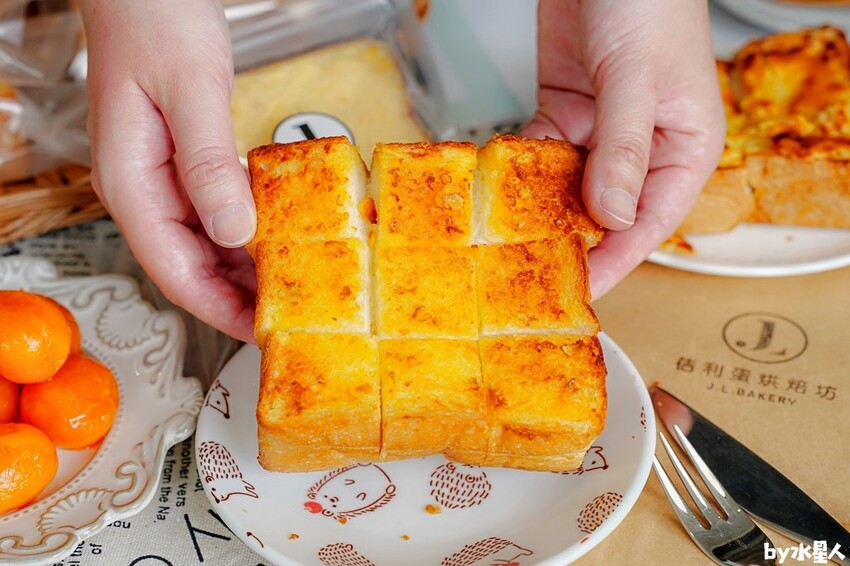 J.L手作烘焙 佶利蛋行 金莎厚片吐司