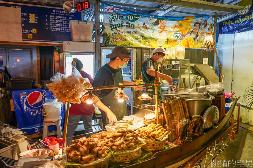 台北這家店真以為在泰國!泰文招牌加上泰國音樂，完整度根本100％ 必點酥辣粿條 一碗只要55元@跳躍的宅男