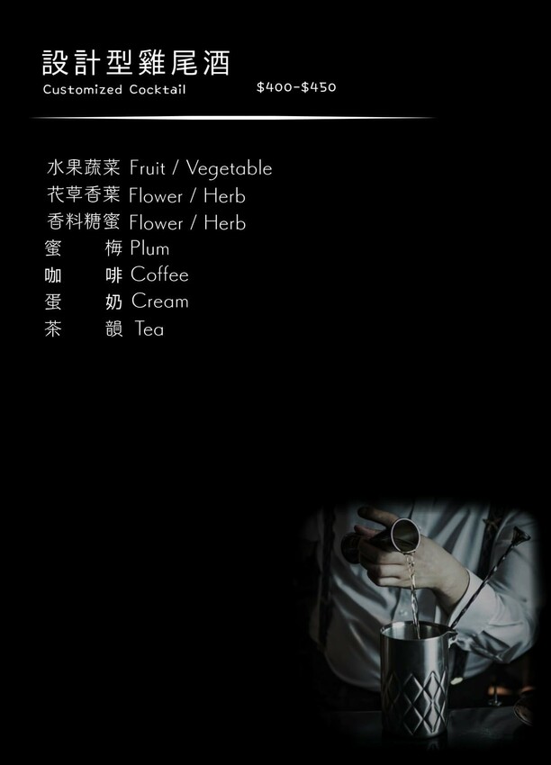 桃園｜BAR SPEAKEASY II．藏匿於青溪公園旁英式復古風格高質感的特製調酒