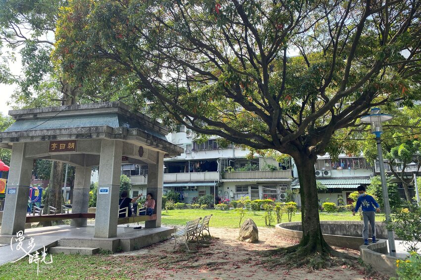 新北景點／瑠公公園－共融式兒童遊樂設施、攀爬網，與獨立攀岩場