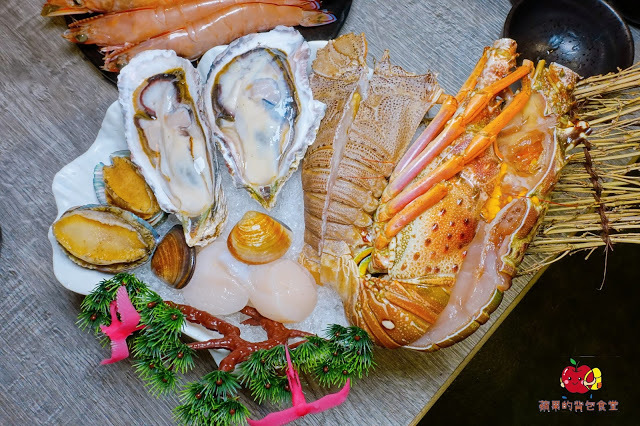 [食記] 新竹竹北-長島調酒燒肉吧 超值雙人999燒肉套餐 雙人豪華海鮮套餐 A5和牛 戰斧牛排 比手臂長的天使紅蝦 美味台灣豬梅花 新鮮美味炭火燒肉 新竹美食