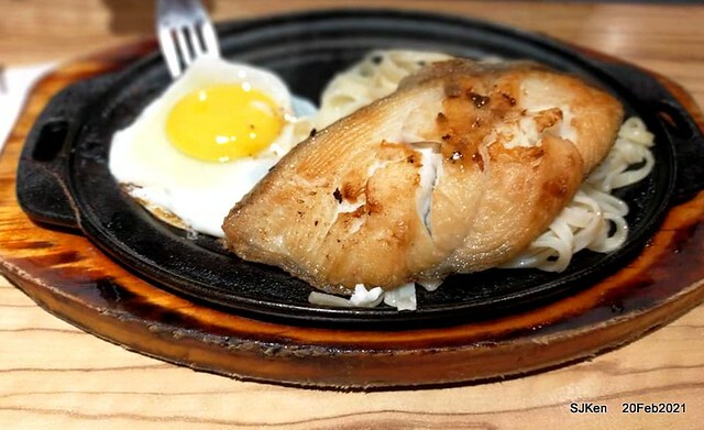 Fish steak , 孫東寶台式牛排台北民生(Sun-DongBao Beef & fish steak chainstore),Taipei,Taiwan, SJKen, Feb 20,2021.
