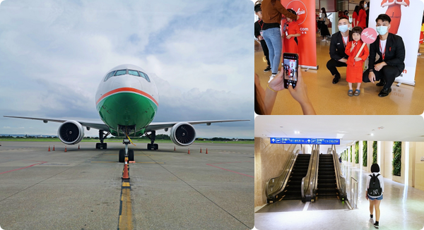 AirAsia 小小航空體驗班⎪裝扮成小小空服員、小小地勤嗨翻桃園機場，check-in行李、登機廣播，還能近距離看飛機起飛！ @捲捲頭 Wonderful 品味。生活
