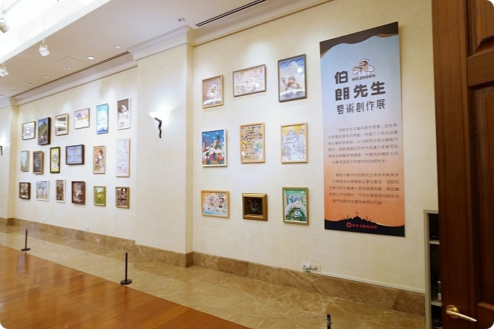 宜蘭景點⎪金車員山藝文中心。新亮點：可愛的伯朗先生60種KUSO版在這裡！有維梅爾畫風、跟月兔喝咖啡的伯朗阿伯，快來當文青拍一回！ @捲捲頭 Wonderful 品味。生活