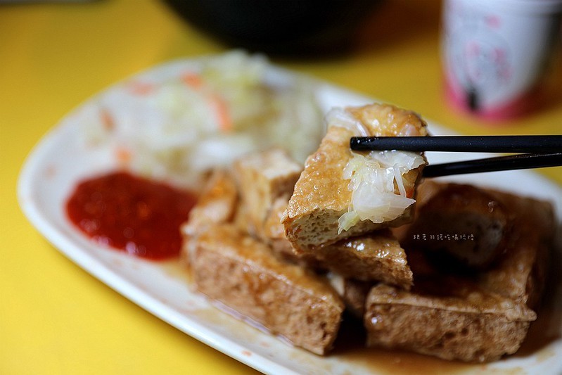通化夜市唯寧記麻辣鴨血豆腐臭豆腐小吃美食48