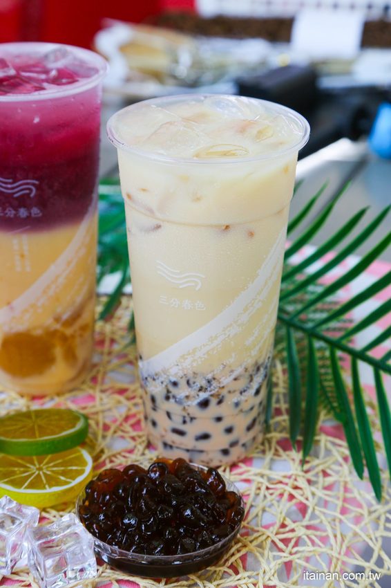 台南飲料｜「三分春色台南華北店」絕美漸層系飲料、鮮果、茶湯!最夯的葡萄芝士也喝的到，每月推奉茶日買一送一! - 台南好Food遊