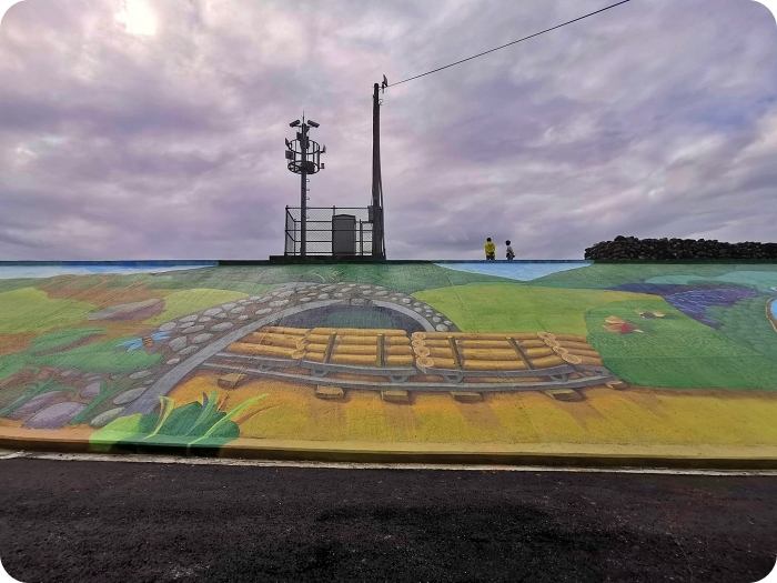 三星彩繪堤防⎪超大稻草人、彩繪階梯，立體小火車開到你眼前，堤防大變身，一起來同框拍照吧！ @捲捲頭 Wonderful 品味。生活