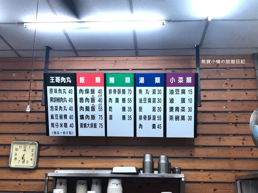王哥肉丸大里店,碗粿大份好吃!大明路平價午晚餐好選擇,內文附詳細菜單價位表。 @熊寶小榆の旅遊日記