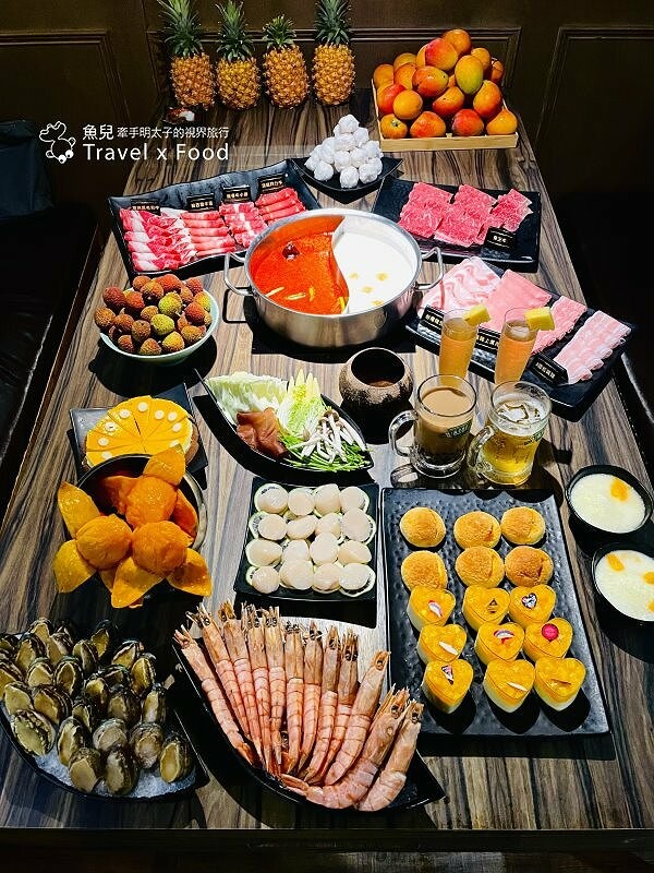 大胃王最愛!頂級和牛吃到飽,生啤喝到飽,當季水果也嗑到飽!澎湖囝仔的自學菜譜,巴適經典麻辣鍋(林口店) @魚兒 x 牽手明太子的「視」界旅行